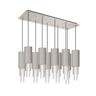 Alora Mood Bordeaux 4-in 10 Head Multi Pendant