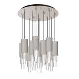 Alora Mood Bordeaux 4-in 13 Head Multi Pendant