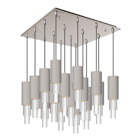 Alora Mood Bordeaux 4-in 16 Head Multi Pendant