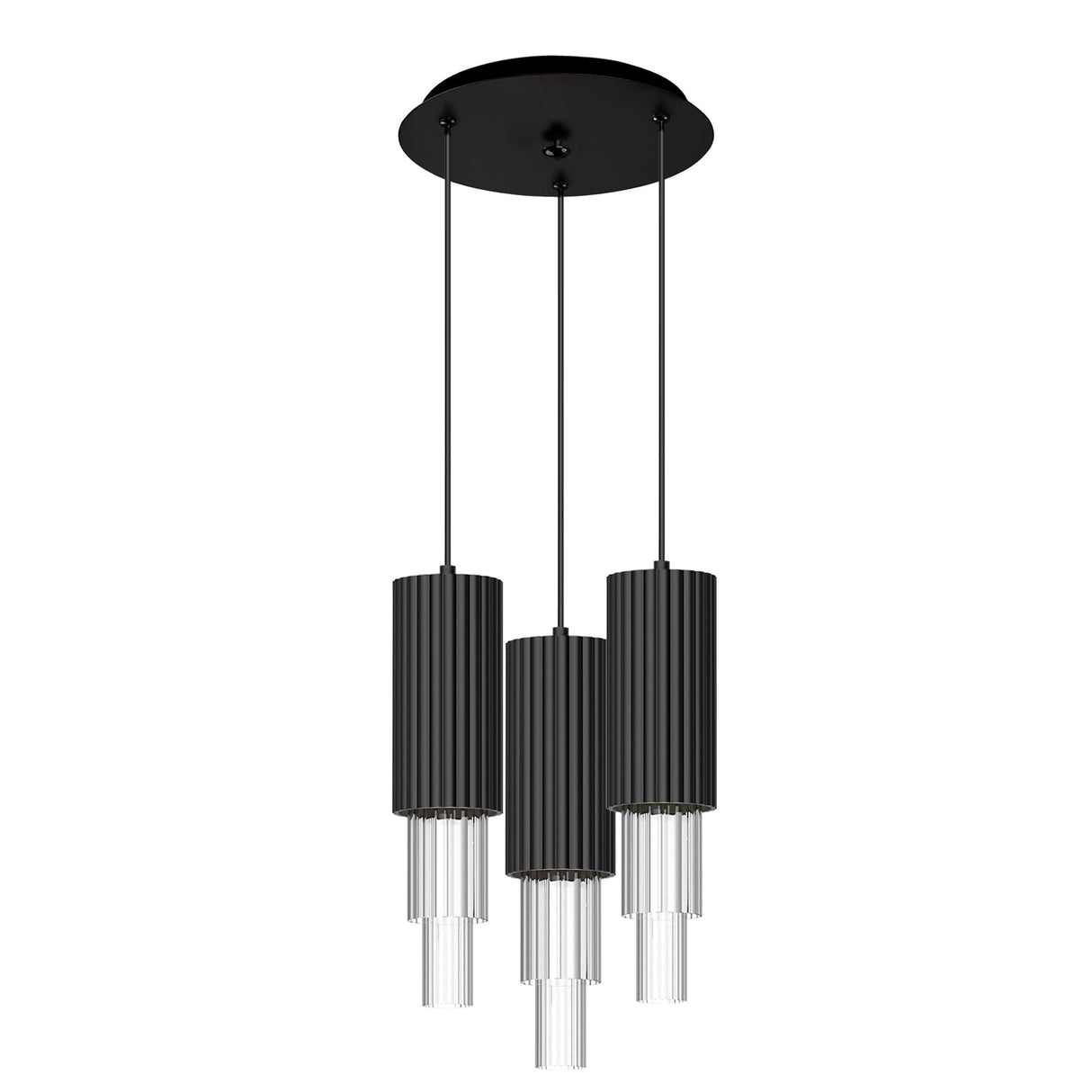 Alora Mood Bordeaux 4-in 3 Head Multi Pendant
