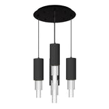 Alora Mood Bordeaux 4-in 5 Head Multi Pendant