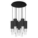 Alora Mood Bordeaux 4-in 9 Head Multi Pendant
