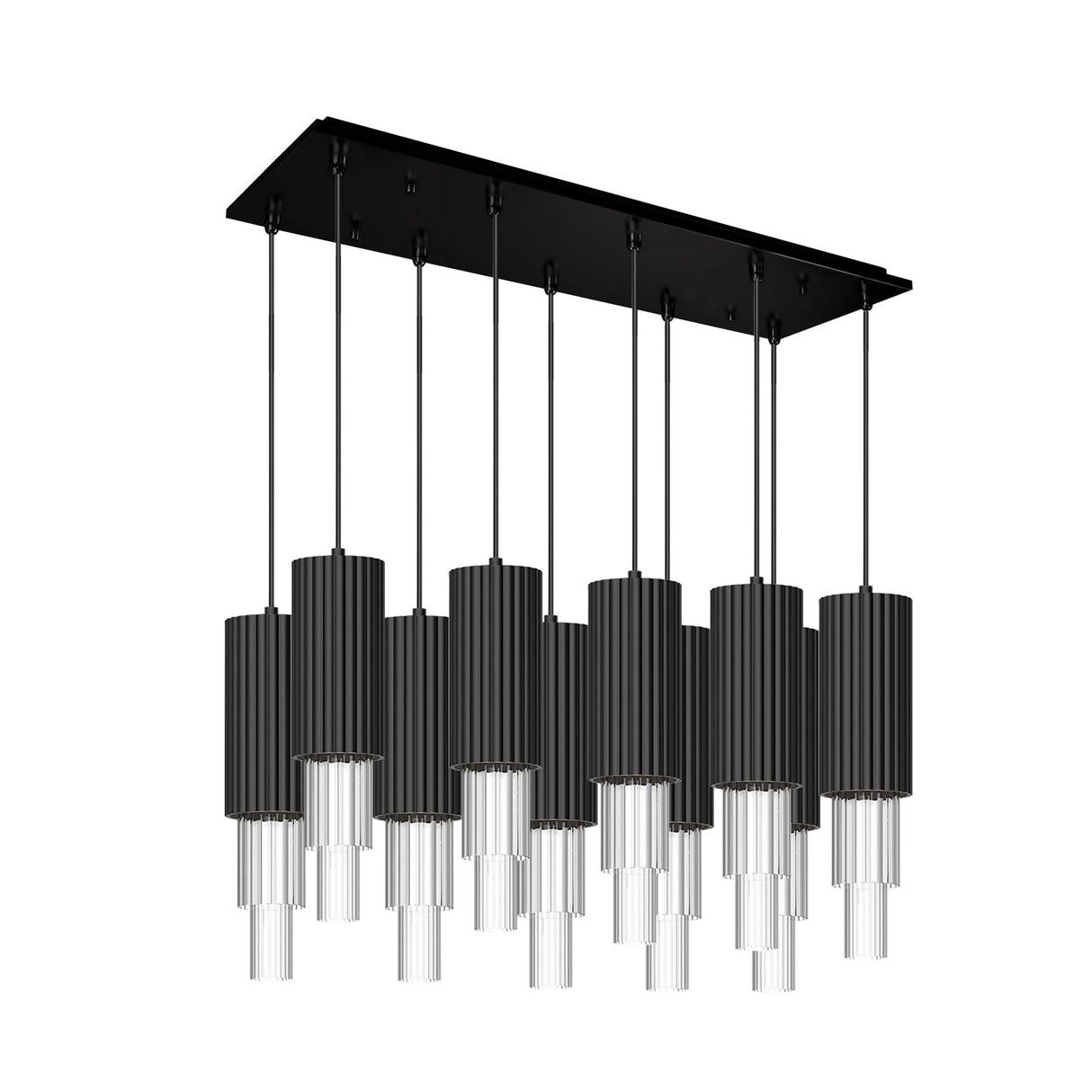 Alora Mood Bordeaux 4-in 10 Head Multi Pendant