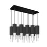 Alora Mood Bordeaux 4-in 10 Head Multi Pendant