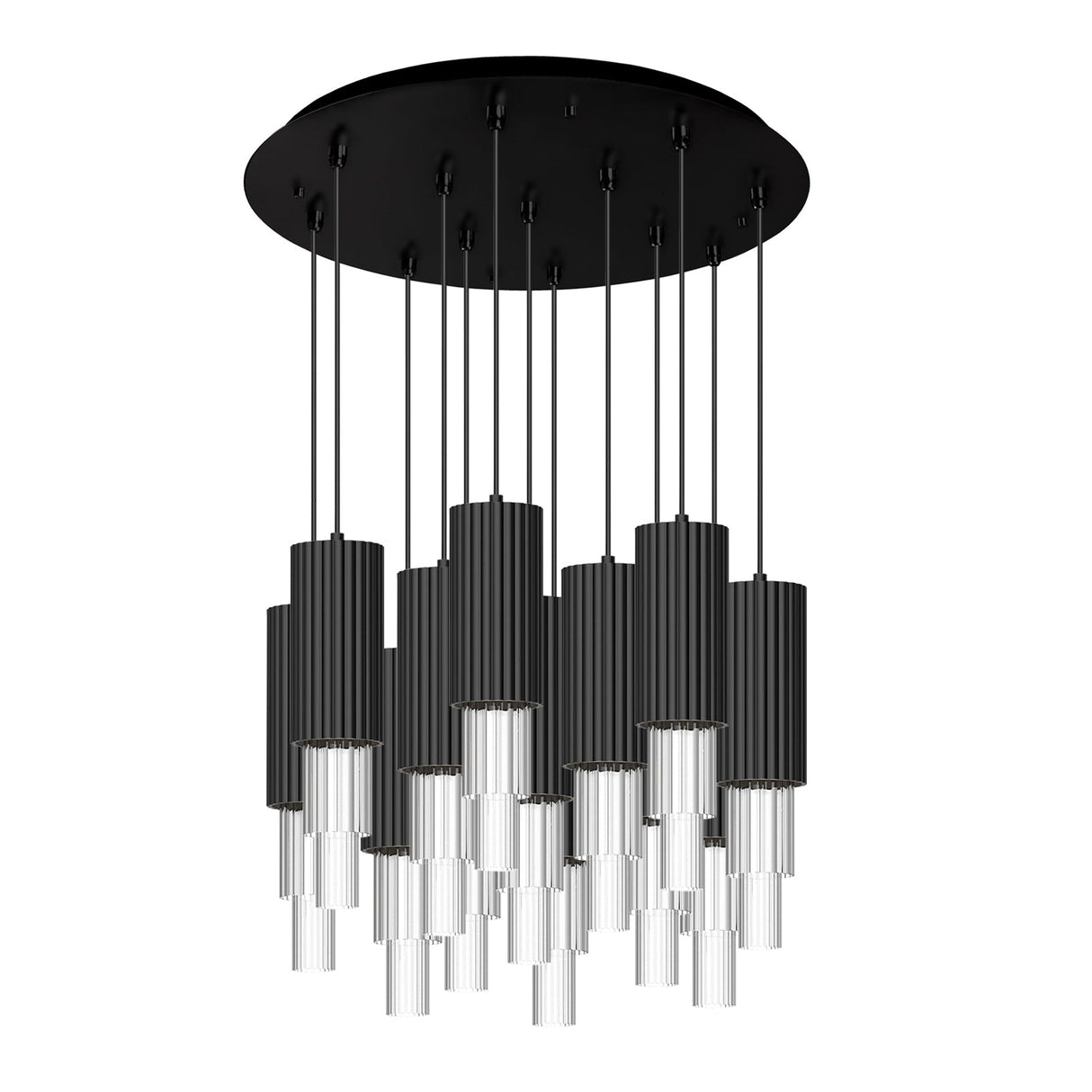 Alora Mood Bordeaux 4-in 13 Head Multi Pendant