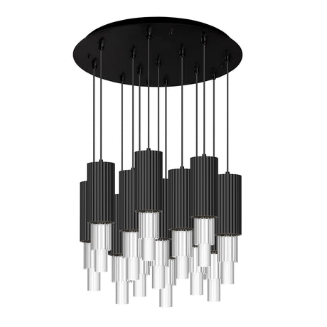 Alora Mood Bordeaux 4-in 13 Head Multi Pendant