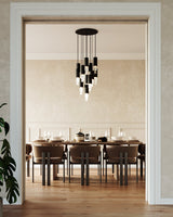 Alora Mood Bordeaux 4-in 13 Head Multi Pendant