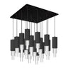 Alora Mood Bordeaux 4-in 16 Head Multi Pendant