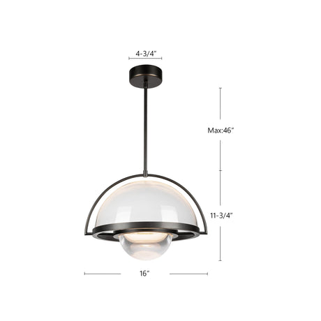 Kuzco Bowery 16-in Pendant