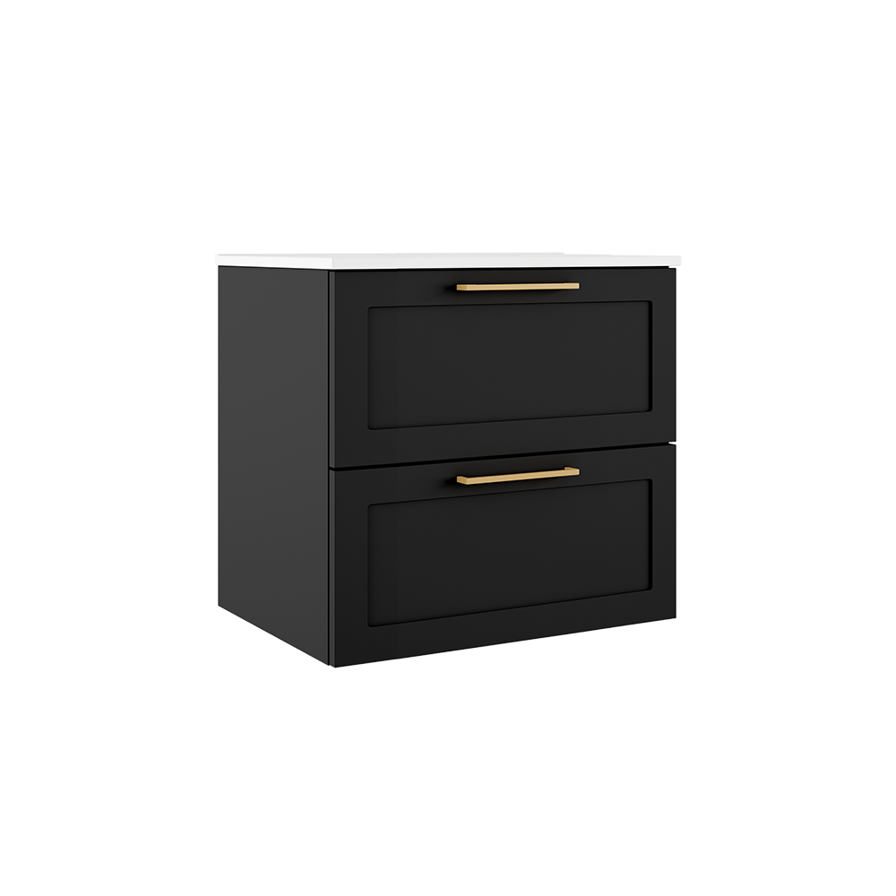 Rhythm 24″ Two Drawer Wall-Mounted Vanity