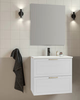 Rhythm 24″ Two Drawer Wall-Mounted Vanity