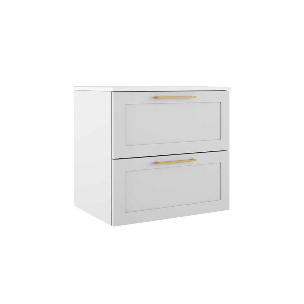 Rhythm 24″ Two Drawer Wall-Mounted Vanity