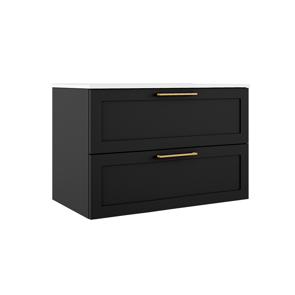 Rhythm 36″ Two Drawer Wall-Mounted Vanity