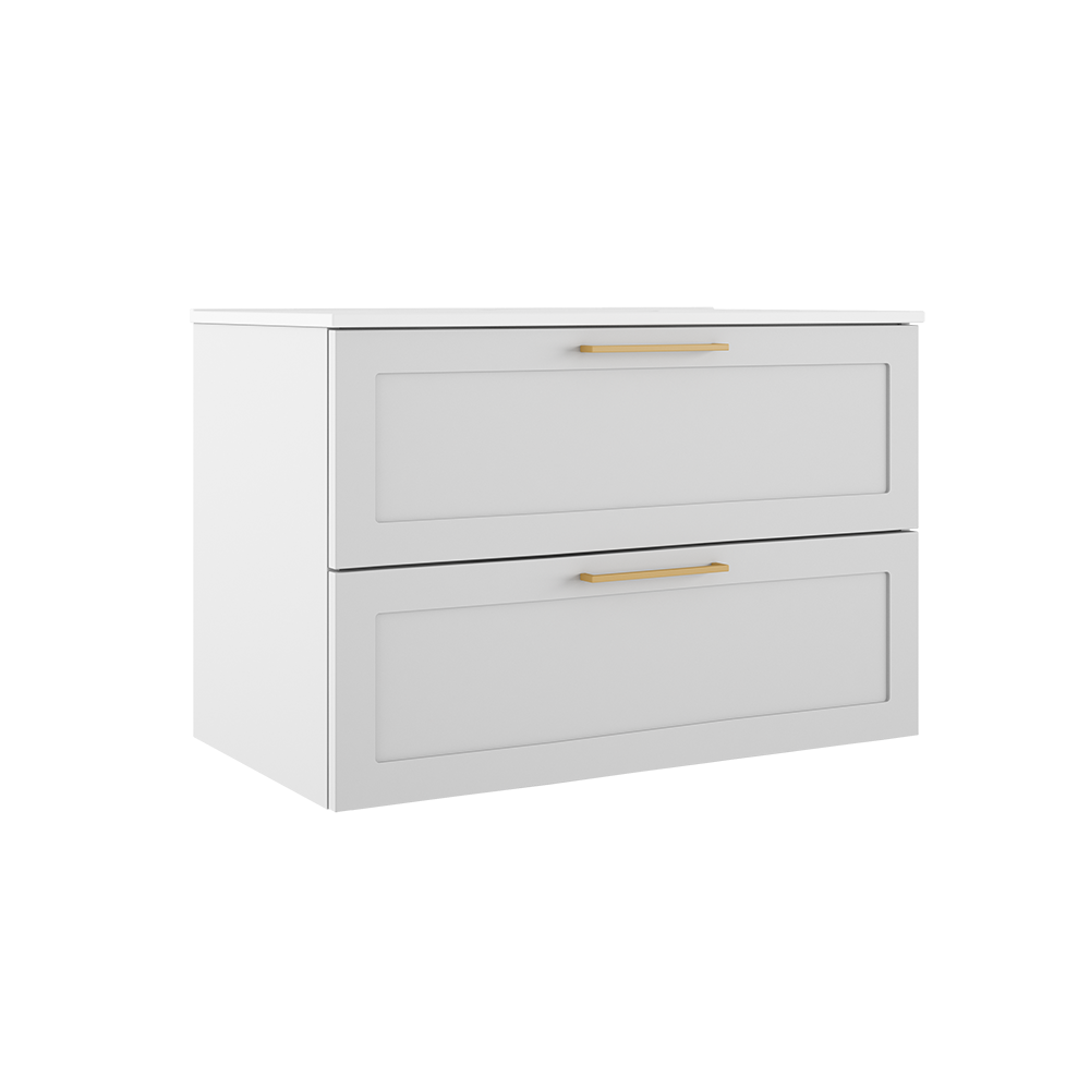 Rhythm 36″ Two Drawer Wall-Mounted Vanity