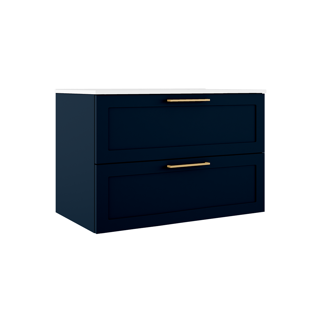 Rhythm 36″ Two Drawer Wall-Mounted Vanity