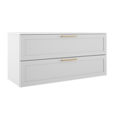 Rhythm 48″ Two Drawer Wall-Mounted Vanity