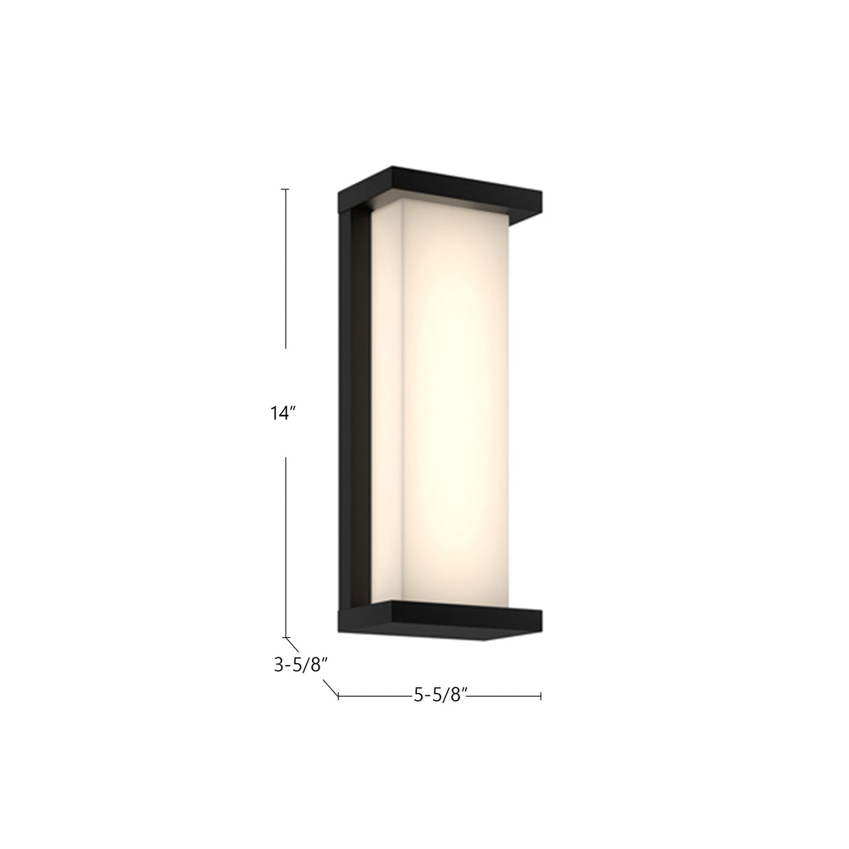 Kuzco Bravo 14-in Exterior Wall Sconce