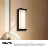 Kuzco Bravo 14-in Exterior Wall Sconce