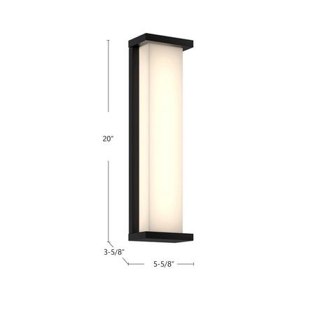 Kuzco Bravo 20-in Exterior Wall Sconce