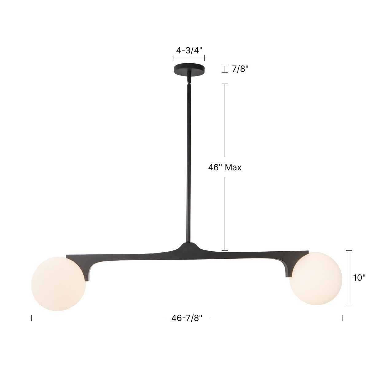 Kuzco Briar 46-in Linear Pendant