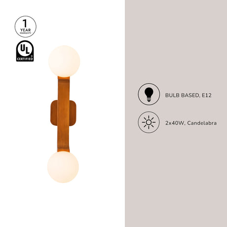 Kuzco Briar 22-in Wall Sconce