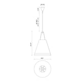 Alora Brickell 20-in Pendant