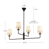 Alora Mood Bridgette 45-in Chandelier