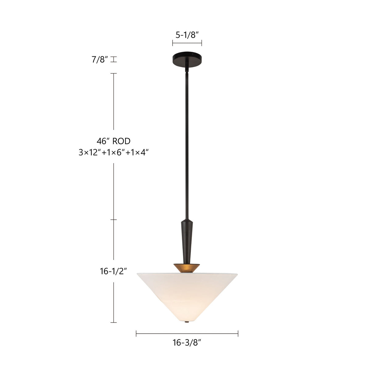 Alora Mood Bridgette 16-in Pendant