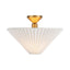 Alora Mood Bridgette 16-in Semi-Flush Mount