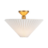 Alora Mood Bridgette 16-in Semi-Flush Mount