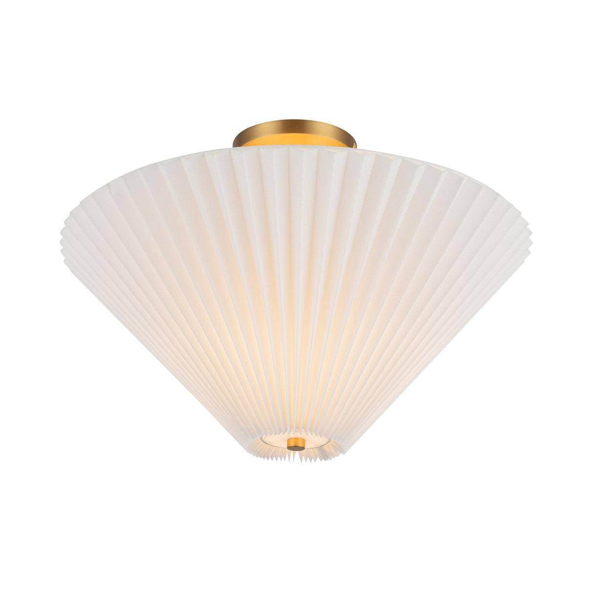 Alora Mood Bridgette 16-in Semi-Flush Mount