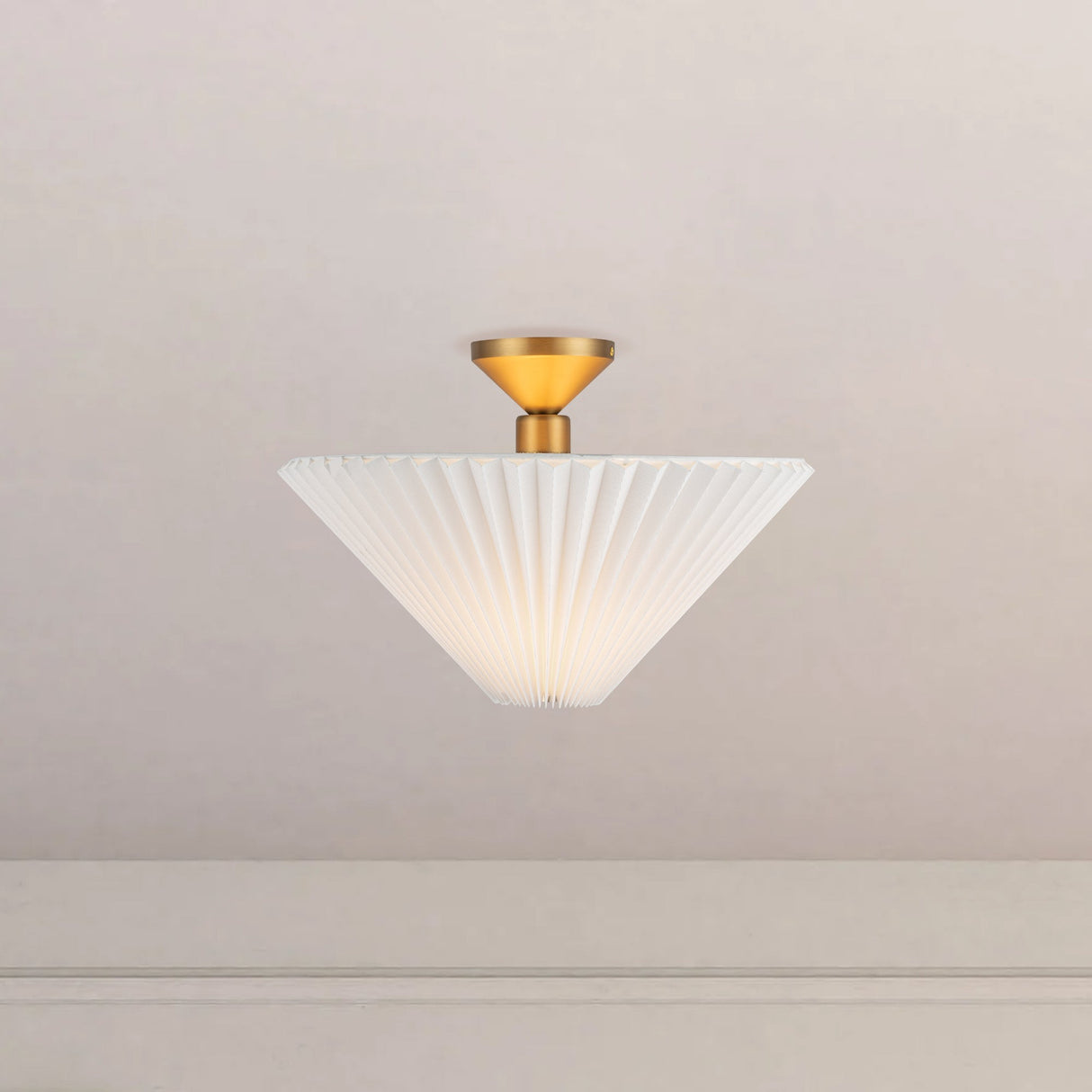 Alora Mood Bridgette 16-in Semi-Flush Mount