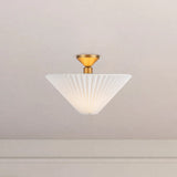 Alora Mood Bridgette 16-in Semi-Flush Mount