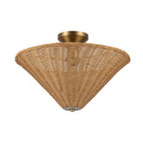 Alora Mood Bridgette 16-in Semi-Flush Mount