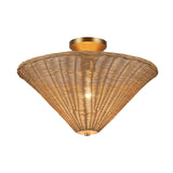 Alora Mood Bridgette 16-in Semi-Flush Mount