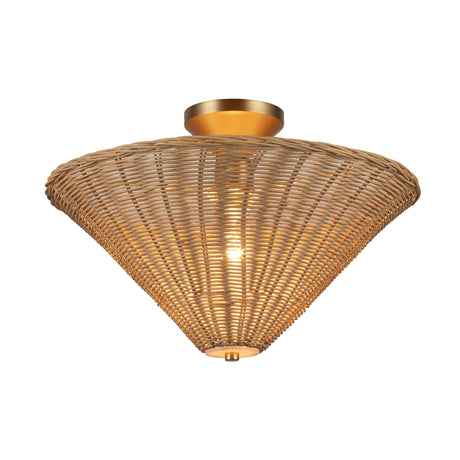 Alora Mood Bridgette 16-in Semi-Flush Mount