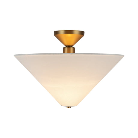 Alora Mood Bridgette 16-in Semi-Flush Mount