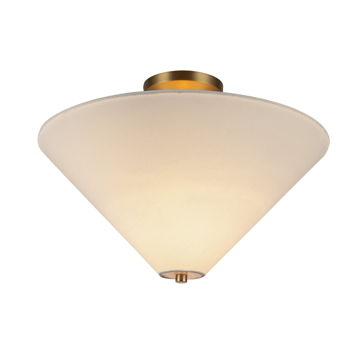 Alora Mood Bridgette 16-in Semi-Flush Mount