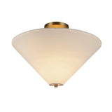 Alora Mood Bridgette 16-in Semi-Flush Mount