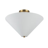 Alora Mood Bridgette 16-in Semi-Flush Mount