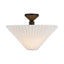 Alora Mood Bridgette 16-in Semi-Flush Mount