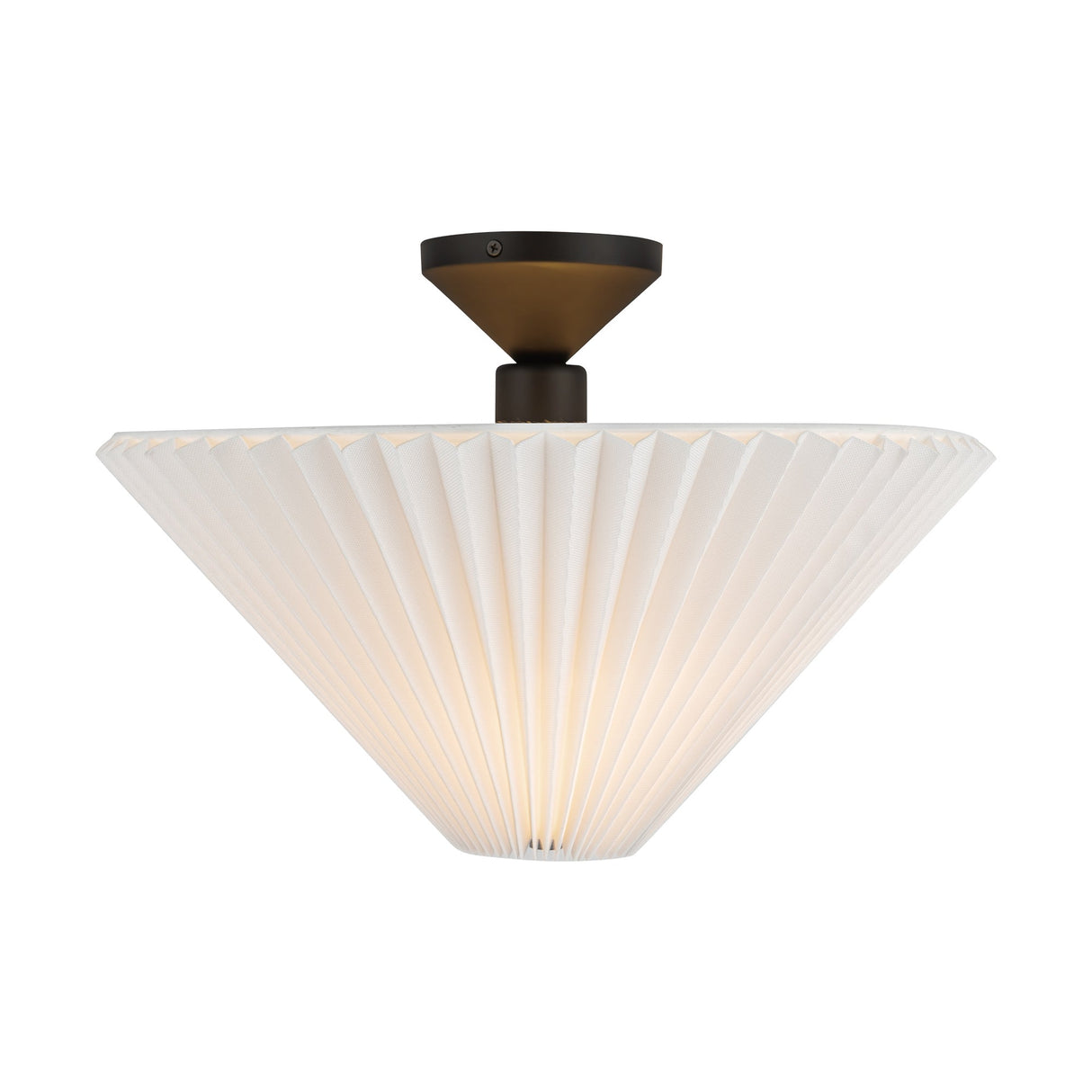 Alora Mood Bridgette 16-in Semi-Flush Mount