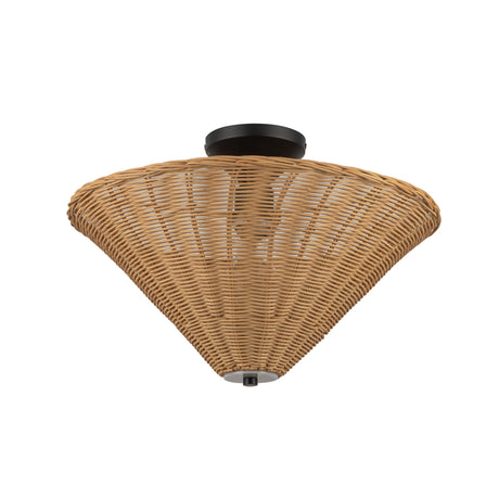 Alora Mood Bridgette 16-in Semi-Flush Mount