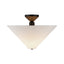 Alora Mood Bridgette 16-in Semi-Flush Mount
