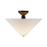 Alora Mood Bridgette 16-in Semi-Flush Mount