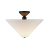Alora Mood Bridgette 16-in Semi-Flush Mount