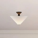 Alora Mood Bridgette 16-in Semi-Flush Mount
