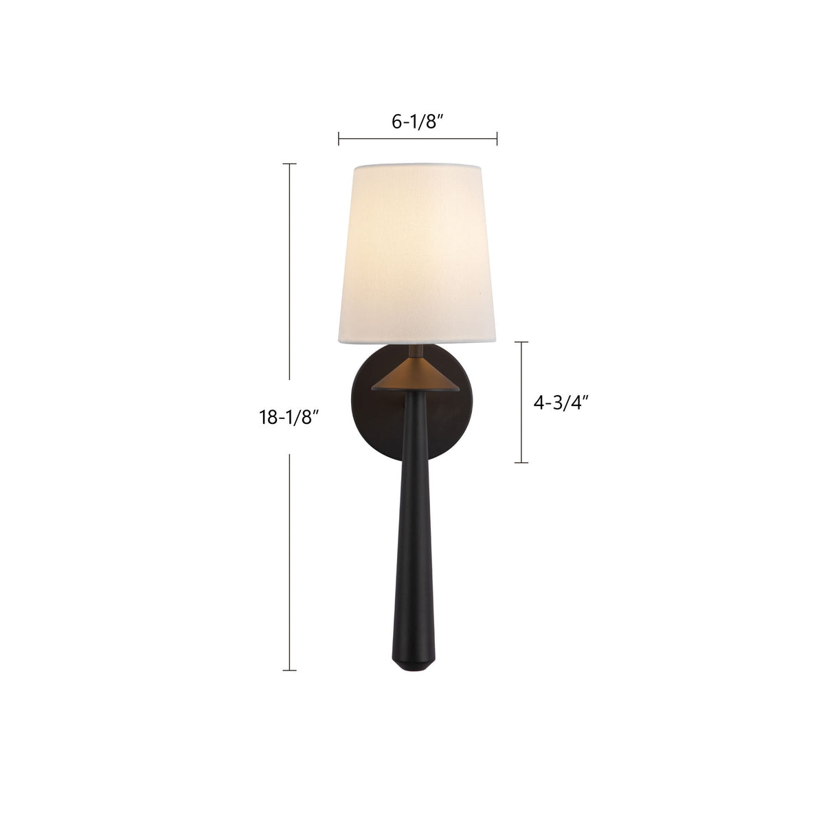 Alora Mood Bridgette 6-in Wall/Vanity Light
