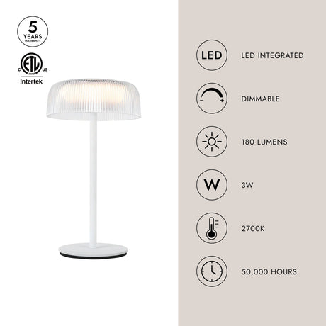 Kuzco Brilla 11-in Table Lamp