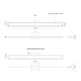 Kuzco Brio 36-in Vanity Light